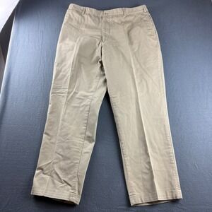 Bills Khakis Men's 40 (Fits 37x31) Beige M2 Pleated Chino USA Made Cuffed Casual
